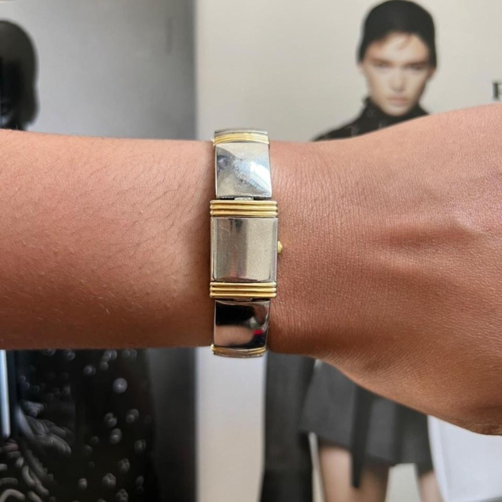 TWO‎ TONE GRUEN QUARTZ HIDDEN WATCH